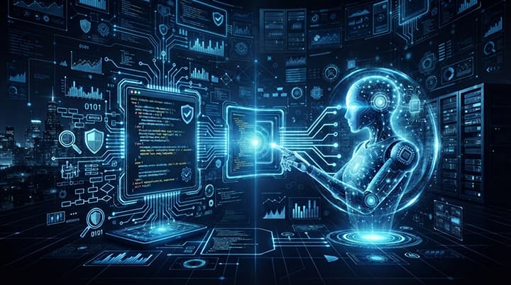 Artist's impression of a multi-core CPU