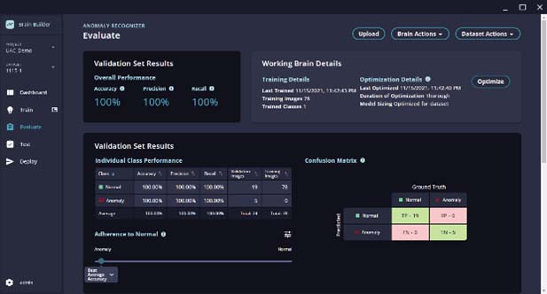 Optimize中の様子