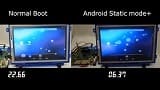 Android Static Mode+ 通常起動との比較デモ（ベータ版）